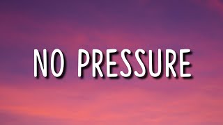 KSI  No Pressure Lyrics [upl. by Lledner]