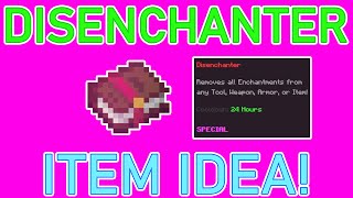 Disenchanter Enchantment Removing Item Hypixel Skyblock [upl. by Timothy]