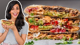 I made a VEGAN Crunchwrap Supreme better than Taco Bell [upl. by Ytsihc]