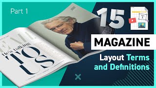 Anatomy of a Magazine Layout Part 1  15 Terms and Definitions [upl. by Sinnek]