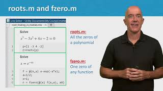 RootFinding in MATLAB  Lecture 20  Numerical Methods for Engineering [upl. by Spiro158]