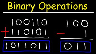 How To Add and Subtract Binary Numbers  Computer Science [upl. by Leyla]