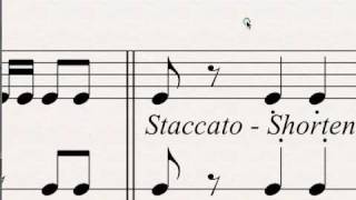 Staccato And Legato Explained [upl. by Aivizt]