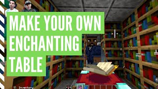 How To Make An Enchantment Table Minecraft Enchanting Table Recipe [upl. by Castillo]