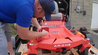 Ariens Ikon X 52 Zero Turn Assembly [upl. by Rufina]