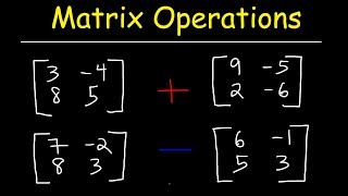 Adding and Subtracting Matrices [upl. by Anicul529]