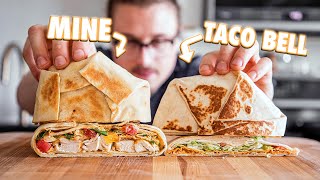 Making The Taco Bell Crunchwrap Supreme At Home  But Better [upl. by Obellia941]