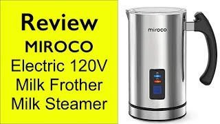 Review Miroco Milk Frother  How to make froth milk at home [upl. by Aihsened]