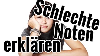 Schlechte Noten erklären  OH JE [upl. by Ayalahs]