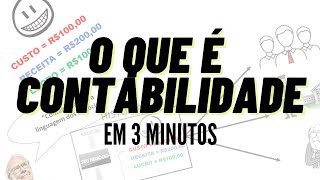 O QUE É CONTABILIDADE em 3 minutos Linguagem dos negócios [upl. by Gerita]