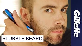 Beard Trimming How to Maintain Scruff and Stubble  Gillette STYLER [upl. by Eirrol]