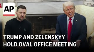 Trump and Zelenskyy hold Oval Office meeting [upl. by Matejka]