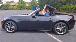 2016 Mazda MX5 Miata Convertible Top Operation [upl. by Hachman]