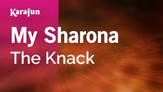 My Sharona  The Knack  Karaoke Version  KaraFun [upl. by Hubsher]