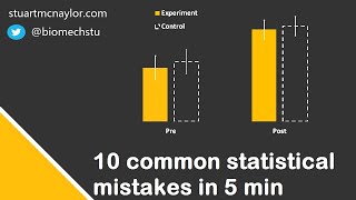 Ten Statistical Mistakes in 5 Min [upl. by Eikcid]