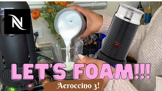 How To Foam Milk With Aeroccino 3 Make Coffee With Foam Tips amp Tricks  Easy Foamed Latte Recipe [upl. by Concordia313]