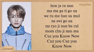 NCT U  Know Now Easy Lyrics [upl. by Eeryn]