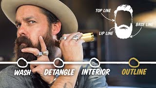 How to Trim Your Beard at Home 4 Step Tutorial  GQ [upl. by Elsy]