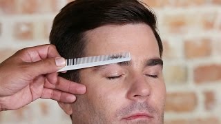 How to Trim Mens Eyebrows [upl. by Kerrill]