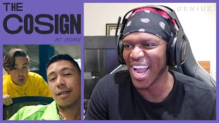 KSI Reacts To YouTube Rappers TMG Dax FaZe Jarvis  The Cosign [upl. by Wilhelmina]