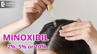 Should I use 2 5 or 10  Minoxidil solution  Dr Deepak P Devakar  Doctors Circle [upl. by Hopkins]