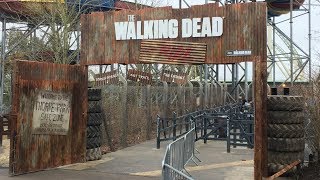 The Walking Dead The Ride Review  THORPE PARK [upl. by Haidebez]