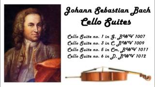 Johann Sebastian Bach  Cello suites in 432 Hz great for reading or studying [upl. by Leciram]