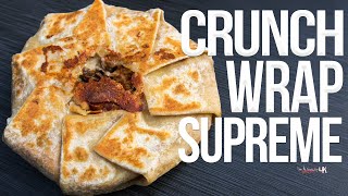 The Best Crunchwrap Supreme at Home  SAM THE COOKING GUY 4K [upl. by Manson]